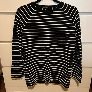 Black and white striped Scotch and Soda sweater size medium